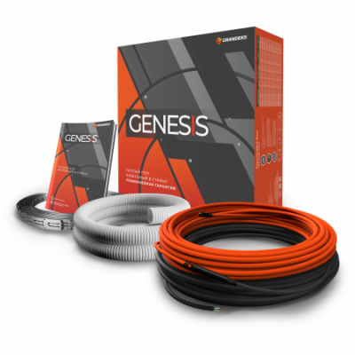 Изображение №1 - Система теплого пола кабельная двухжильная Genesis 40,0 м. 800Вт.